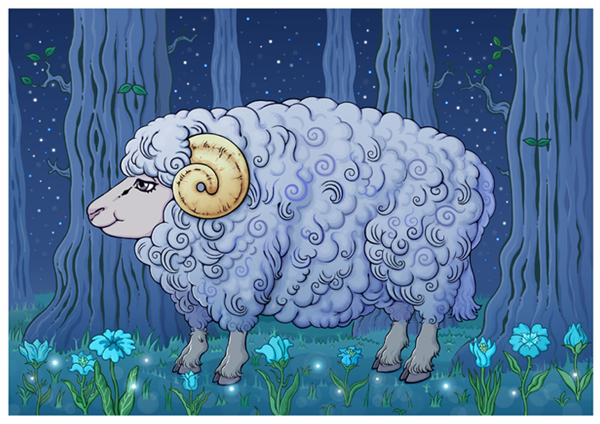 The Night sheep