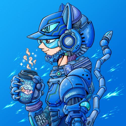 blue-cat-cyborg